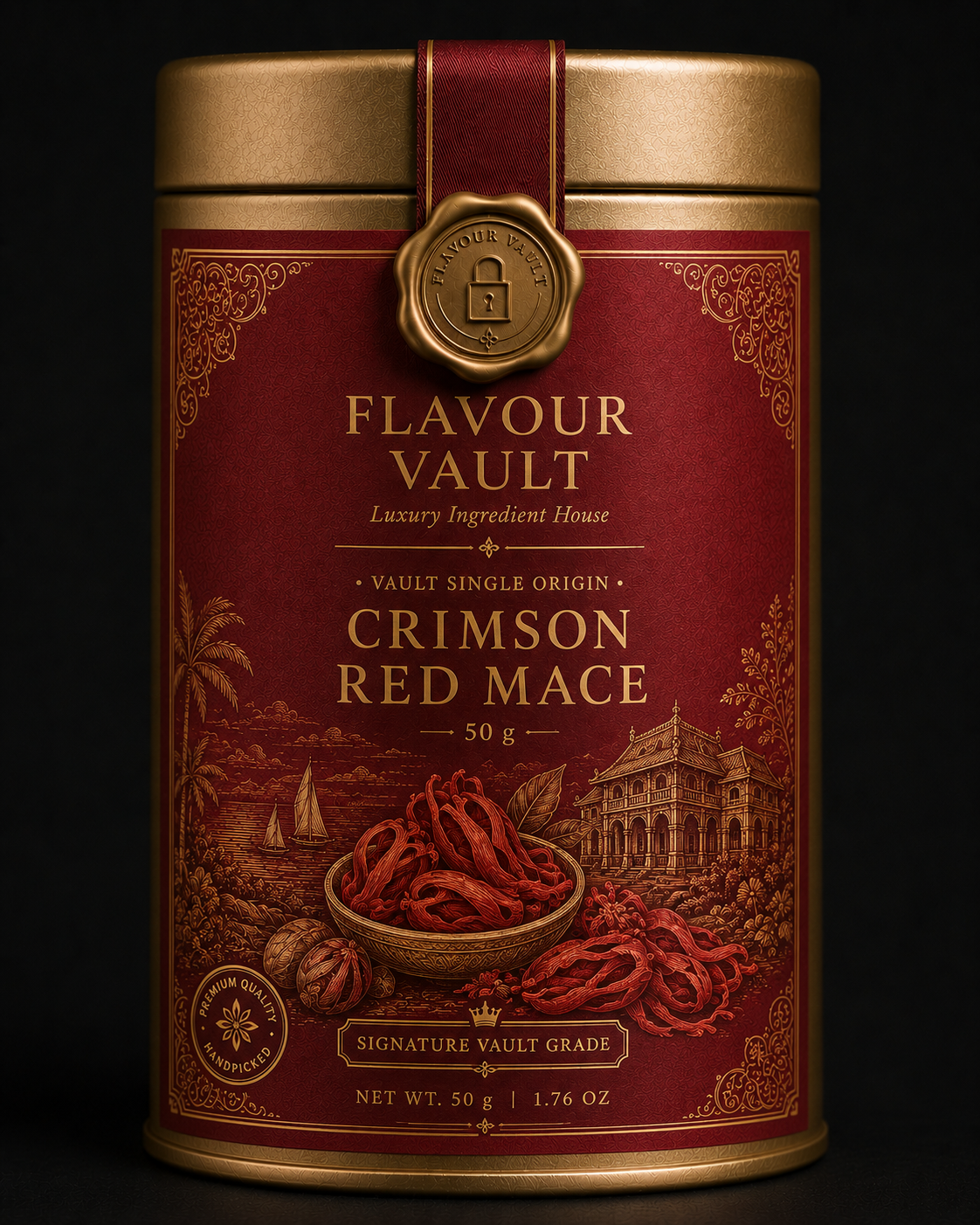 Crimson Red Mace